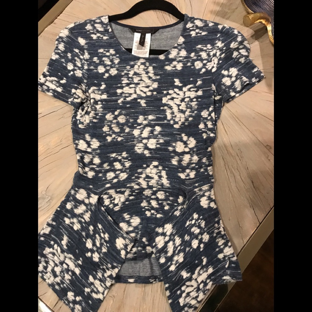 BCBGMaxAzria Kelsie peplum top